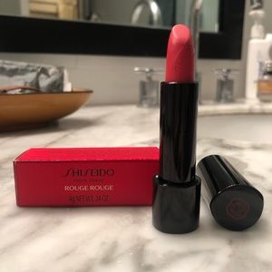 NIB Shiseido Rouge Rouge Lipstick in Coral Shore